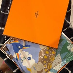Hermes La Maison Vibrant Orange Bag